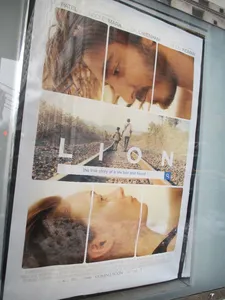 Lion poster at The Paris Theatre in New York